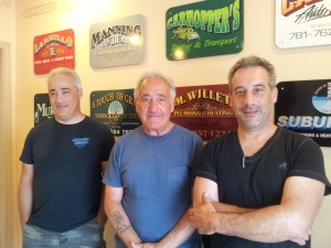 Left to right: Pete Crivello, Dad, Mike Crivello